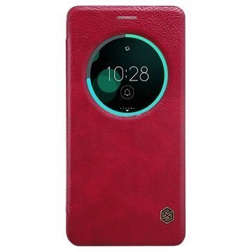 Asus Zenfone 3 Deluxe ZS570KL Nillkin Qin Smart View Flip Case Red