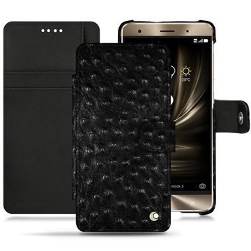 Asus Zenfone 3 Deluxe ZS570KL Noreve Tradition B Wallet Case Autruche Black