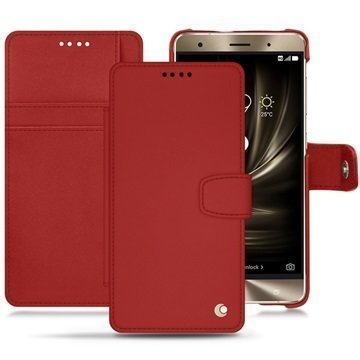 Asus Zenfone 3 Deluxe ZS570KL Noreve Tradition B Wallet Case Punainen