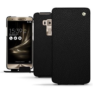 Asus Zenfone 3 Deluxe ZS570KL Noreve Tradition Flip Case Eebenpuunmusta