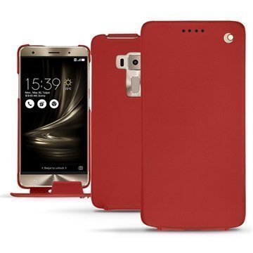 Asus Zenfone 3 Deluxe ZS570KL Noreve Tradition Flip Case Punainen