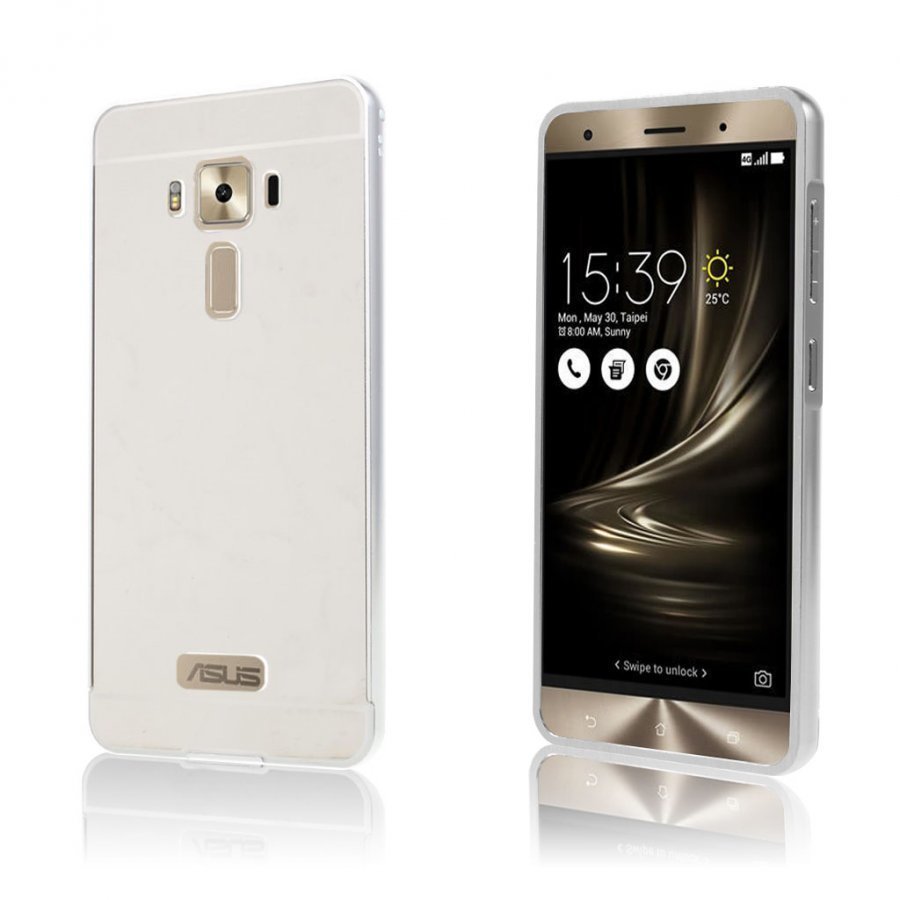 Asus Zenfone 3 Deluxe Zs570kl Muovikuori Hopea