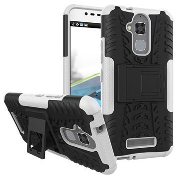 Asus Zenfone 3 Max ZC520TL Anti-Slip Hybrid Case Black / White