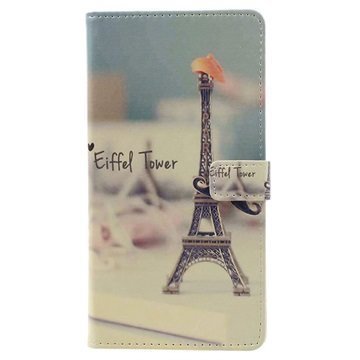 Asus Zenfone 3 Max ZC553KL Glam Wallet Case Eiffel Tower