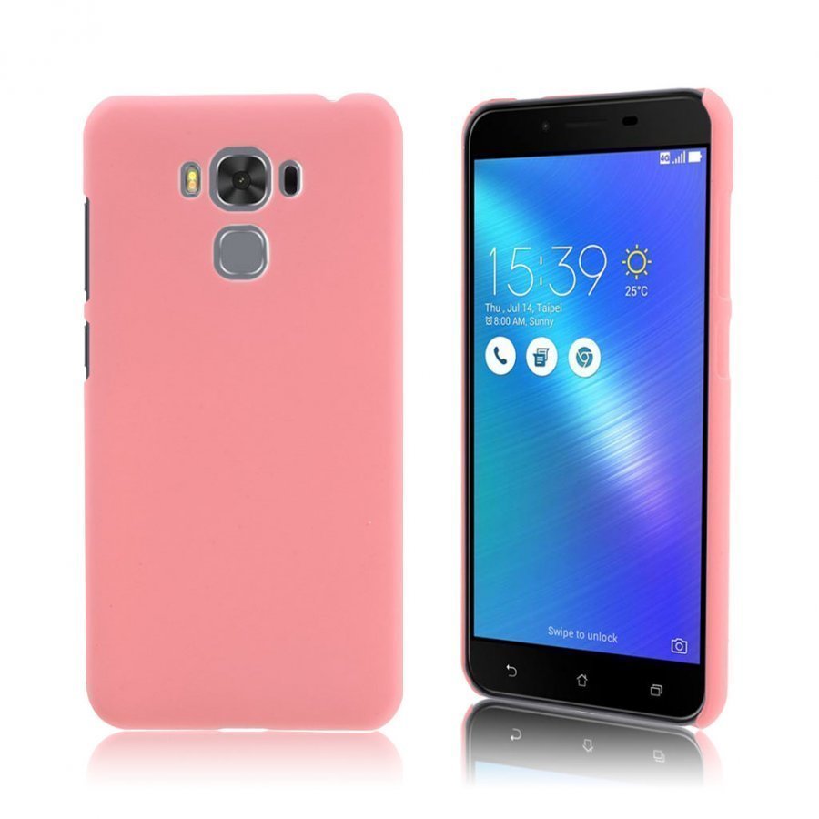 Asus Zenfone 3 Max Zc553kl Kuminen Kova Muovikuori Pinkki