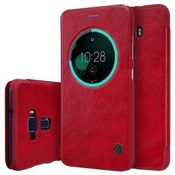 Asus Zenfone 3 ZE552KL Nillkin Qin Smart View Flip Case Red