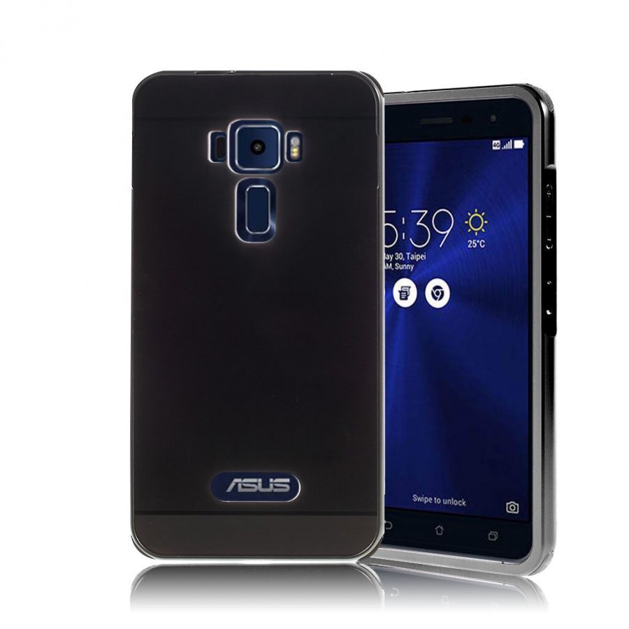 Asus Zenfone 3 Ze520kl Harjattu Hybridi Muovikuori Musta