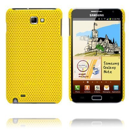 Atomic Keltainen Samsung Galaxy Note Suojakuori