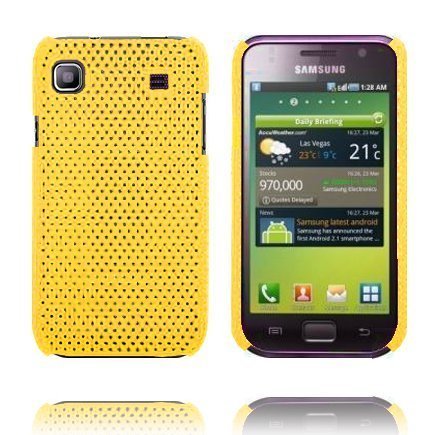 Atomic Keltainen Samsung Galaxy S Suojakuori