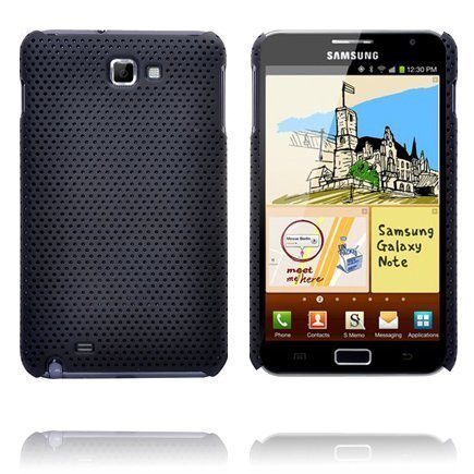 Atomic Musta Samsung Galaxy Note Suojakuori