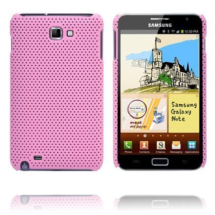 Atomic Vaaleanpunainen Samsung Galaxy Note Suojakuori