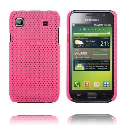 Atomic Vaaleanpunainen Samsung Galaxy S Suojakuori
