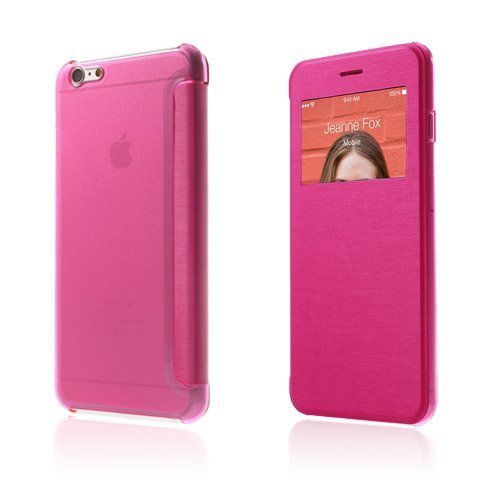 Aust Kuuma Pinkki Iphone 6 Plus Nahkakotelo