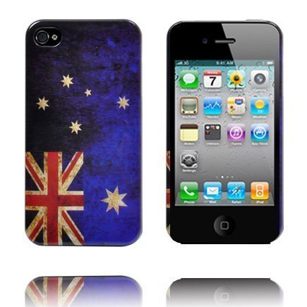 Australian Lippu Iphone 4s Suojakuori