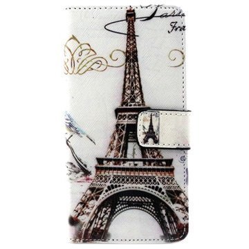 BQ Aquaris E5 4G Lompakkokotelo Eiffel Torni