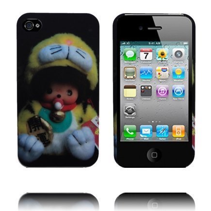 Baby Trolls Keltainen Kissa Puku Iphone 4 Suojakuori