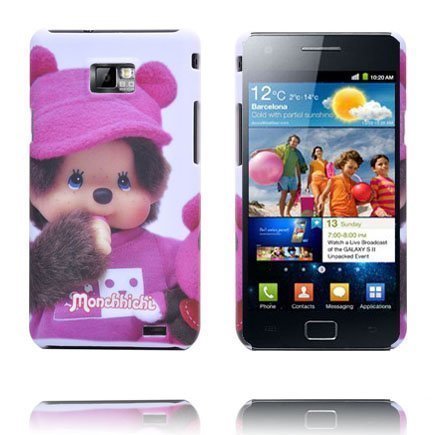 Baby Trolls Kuuma Pinkki Paita & Hattu Samsung Galaxy S2 Suojakuori