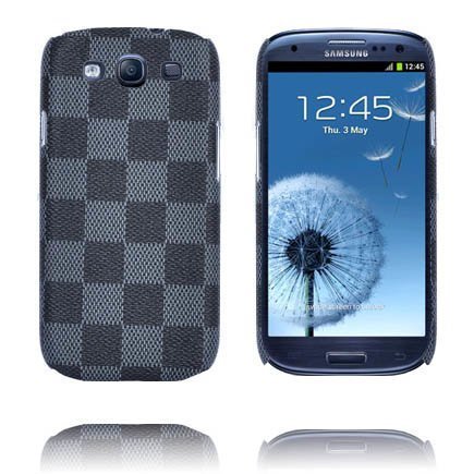 Barsberry Chess Musta Samsung Galaxy S3 Suojakuori