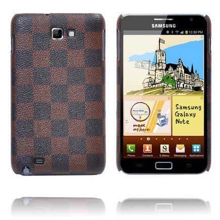 Barsberry Chess Ruskea Samsung Galaxy Note Suojakuori