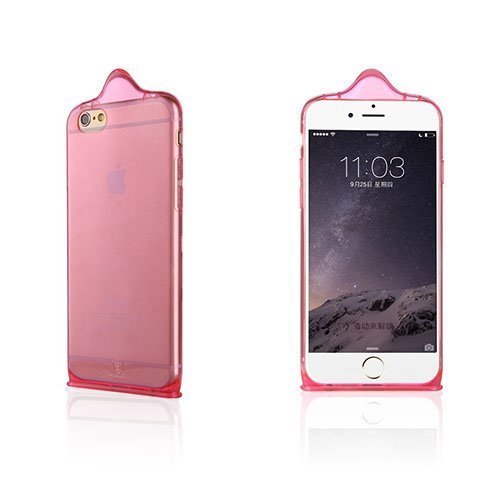 Baseus Condom Vaaleanpunainen Iphone 6 Plus Suojakuori