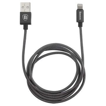 Baseus MFI Lightning / USB Cable iPhone 6S Plus iPhone 6 iPad Pro Harmaa