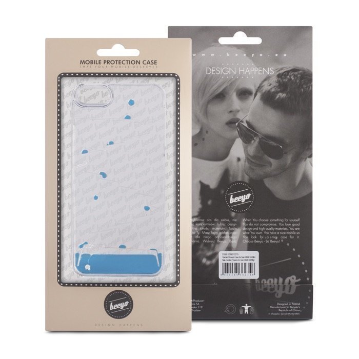 Beeyo Diamond Drops suojakotelo Apple iPhone 5 tai 5S tai 5SE Sininen