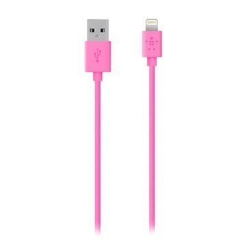 Belkin Lightning / USB ChargeSync Lataus- ja Synkronointikaapeli Pinkki