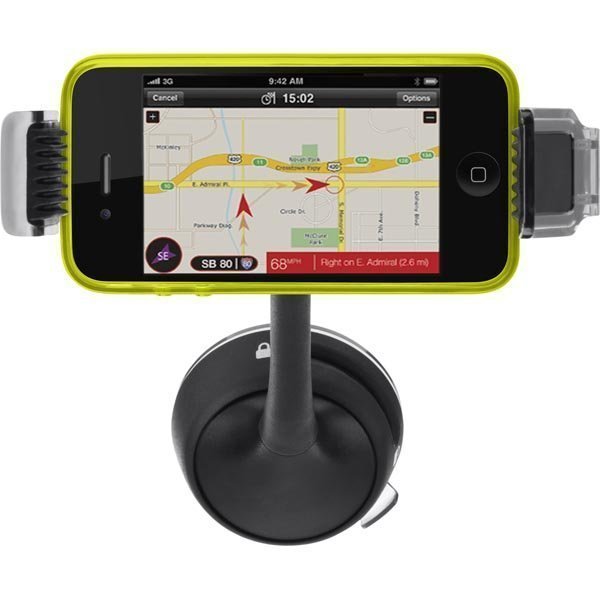 Belkin pidin GPS ja matkapuhelimelle autoon musta