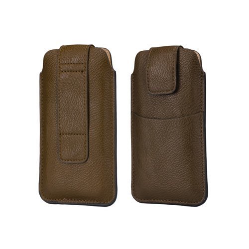 Beltpouch Armeijan Vihreä Nahkatasku 9x15cm