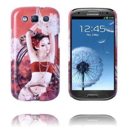 Big In Japan Tyttö Punainen Taivas Samsung Galaxy S3 Suojakuori