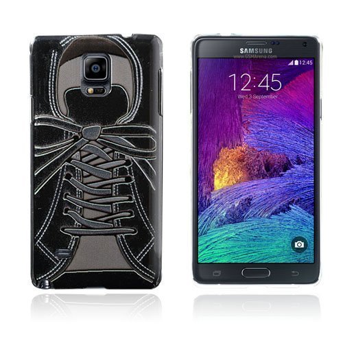 Black Ink Nauhat Samsung Galaxy Note 4 Suojakuori