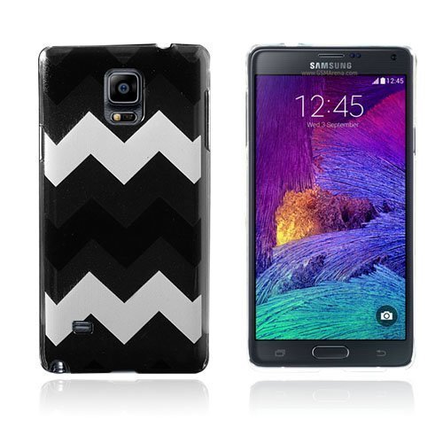 Black Ink Valkoiset Natsat Samsung Galaxy Note 4 Suojakuori