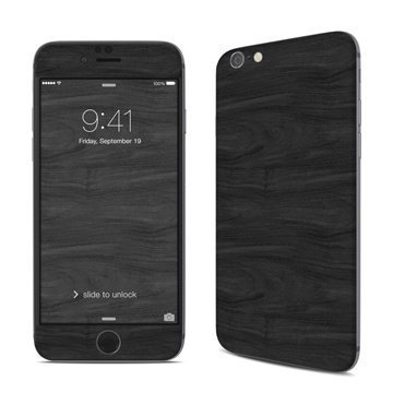 Black Woodgrain iPhone 6 / 6S Skin