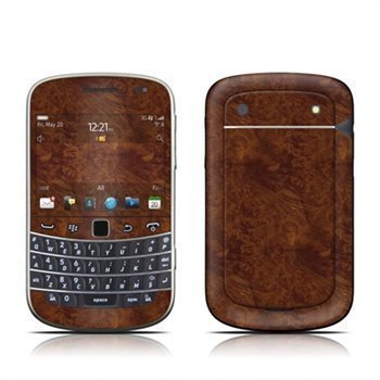 BlackBerry Bold Touch 9900 9930 Dark Burlwood Skin