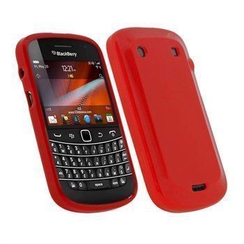 BlackBerry Bold Touch 9900 9930 iGadgitz TPU-Kotelo Punainen