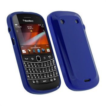 BlackBerry Bold Touch 9900 9930 iGadgitz TPU-Kotelo Sininen