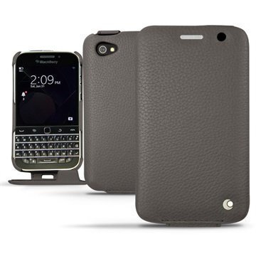 BlackBerry Classic Noreve Tradition Avattava Nahkakotelo Ambition AnthraciteÂ