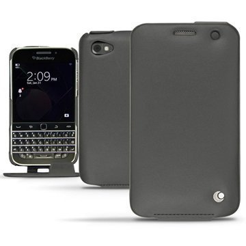 BlackBerry Classic Noreve Tradition Avattava Nahkakotelo PerpÃ©tuelle Musta