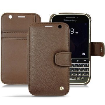 BlackBerry Classic Noreve Tradition B Wallet Nahkakotelo Ambition Kastanjanruskea