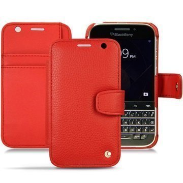 BlackBerry Classic Noreve Tradition B Wallet Nahkakotelo Ambition Tomaatti