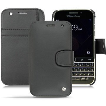 BlackBerry Classic Noreve Tradition B Wallet Nahkakotelo PerpÃ©tuelle Musta