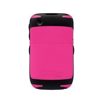 BlackBerry Curve 8520 8530 3G 9300 3G 9330 OtterBox Reflex Series Kotelo Musta/Vaaleanpunainen