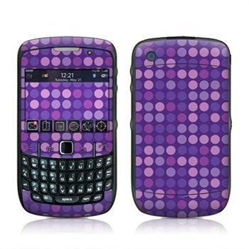 BlackBerry Curve 8520 8530 Dots Purple Skin