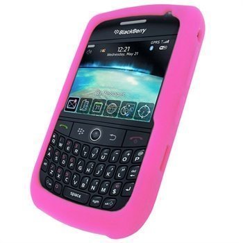 BlackBerry Curve 8520 Curve 3G 9300 iGadgitz Silikonikotelo Pinkki