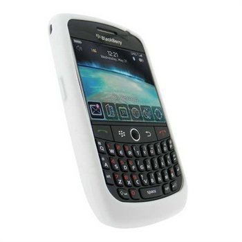 BlackBerry Curve 8900 iGadgitz Silicone Case White