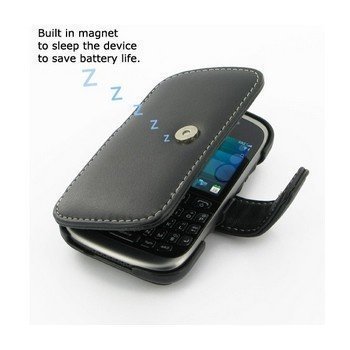 BlackBerry Curve 9320 PDair Leather Case 3BBB9CB41 Musta