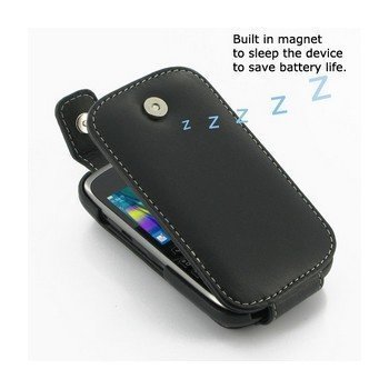 BlackBerry Curve 9320 PDair Leather Case 3BBB9CT41 Musta