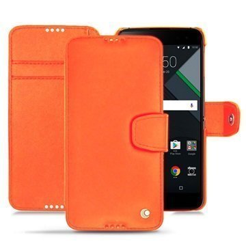 BlackBerry DTEK60 Noreve Tradition B Wallet Case Oranssi