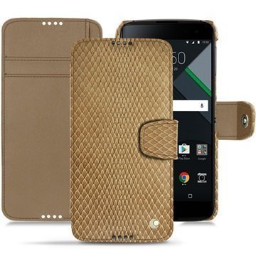 BlackBerry DTEK60 Noreve Tradition B Wallet Case Serpent Hiekanruskea