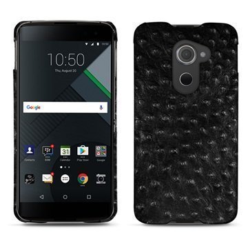 BlackBerry DTEK60 Noreve Tradition E Cover Autruche Black